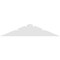 Ekena Millwork Saratoga Architectural Grade PVC Gable Bracket, 60"W x 12 1/2"H x 2"D x 6"F, 5/12 Pitch GBP060X13X0206SAR00 - alternate 2